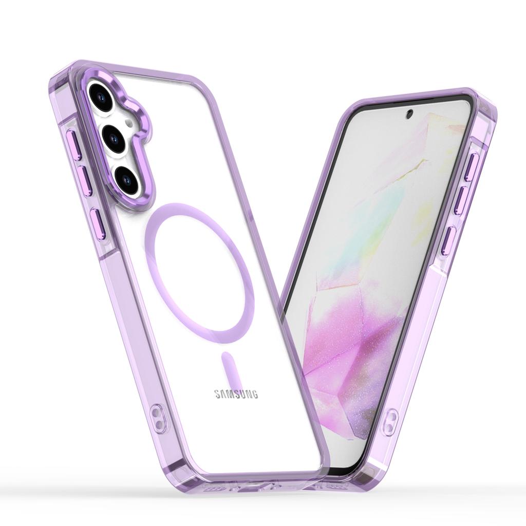 Магнитный чехол с беспроводной зарядкой, противоударный чехол для Samsung Galaxy A55 A36 A35 A26 A25 A16 A15 A54 A34 A53 A33