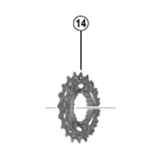 SHIMANO Редуктор Y0MV98040 CS-R9200 (17-19Т) 11-34Т