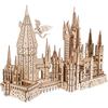 Ugears Harry Potter Hogwarts Castle 70256 Wooden No Glue or Tools 3D Adult Puzzle, Required, Puzzle,