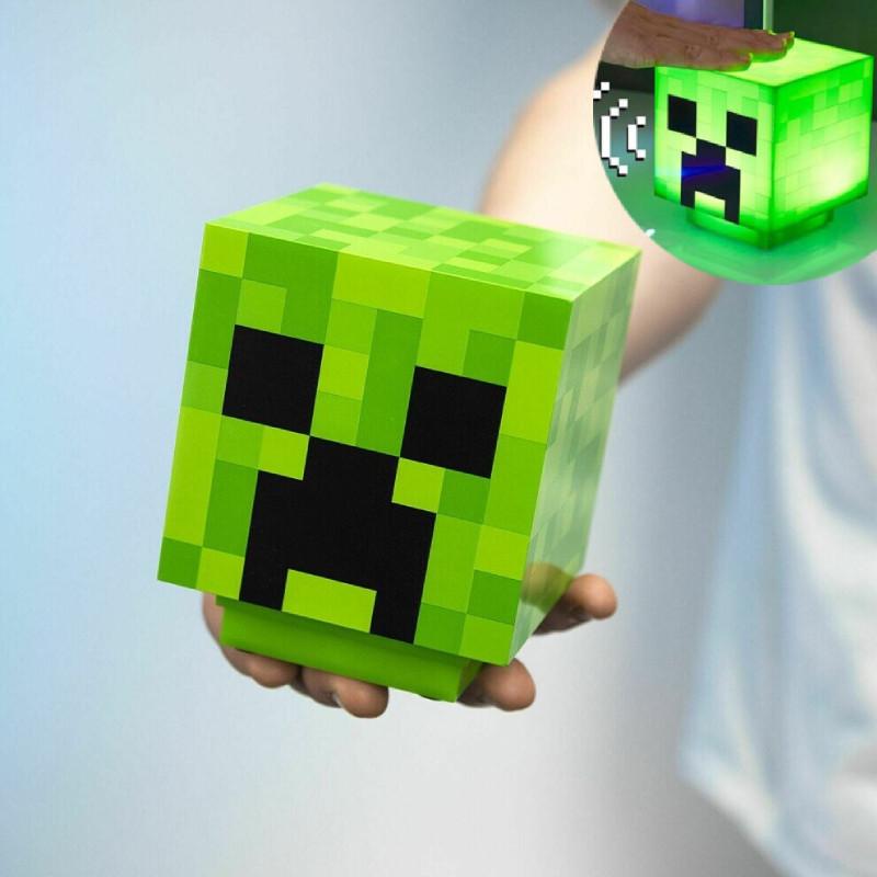 Уникальный светодиодный фонарь-лампа с меняющимся цветом в стиле Minecraft, декоративный подарок для всех