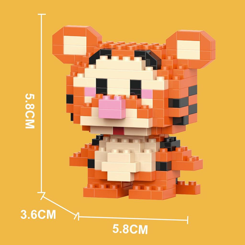 LEGO-Compatible Mini Building Blocks: Cartoon Figurines & Educational Toys