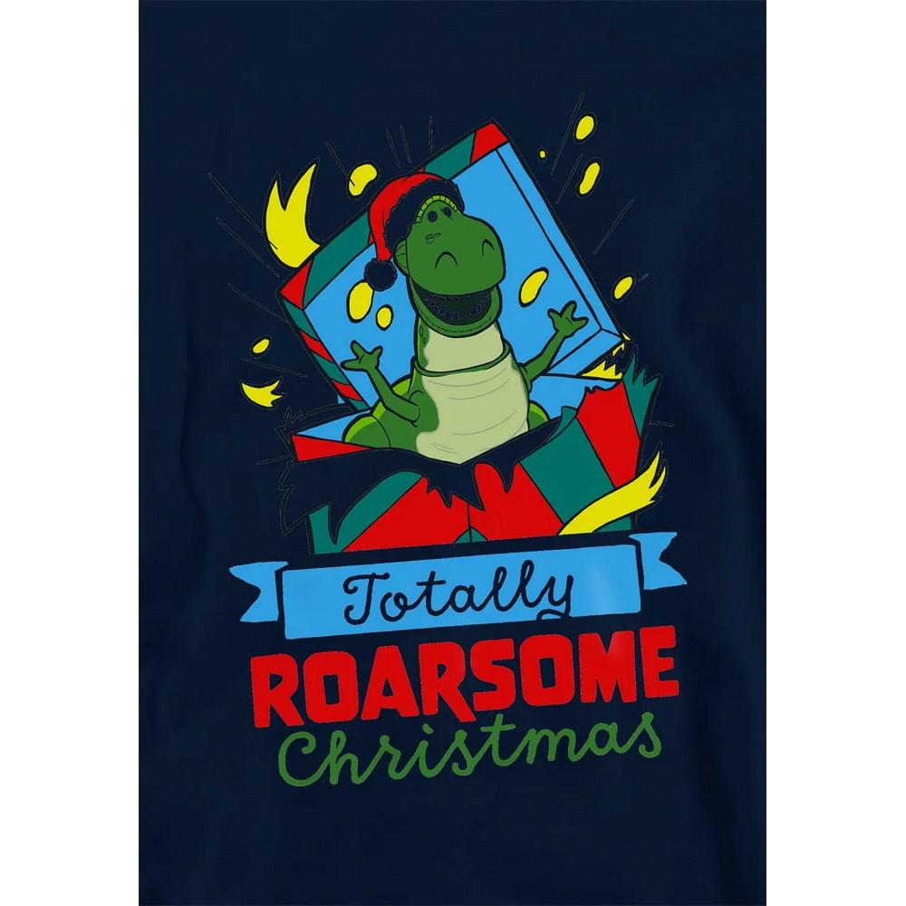 Toy Story Childrens/Kids Roarsome Rex Heather Christmas Hoodie