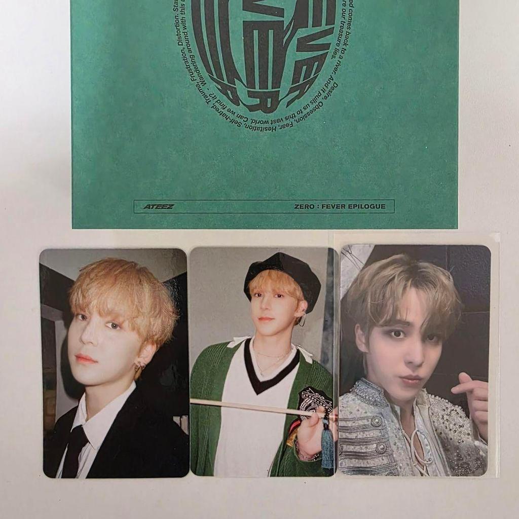 [ИСПОЛЬЗОВАННЫЙ] ATEEZ ZERO: FEVER ЭПИЛОГ Юнхо с бонусной коллекционной карточкой