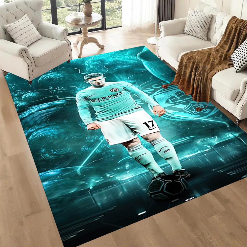 Manchester City Floor Mat Suitable For Foyer Game Room Outdoor Kitchen Antislip Carpet Anime Office Decor Perfect Gift For Womenmen