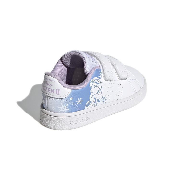 adidas Neo ADVANTAGE Износостойкие Низкие Кроссовки для Малышей Бело-Синие Для Младенцев и Малышей FZ3221