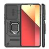 Противоударный чехол для Xiaomi Poco M6 Pro Чехол для Poco M6 F6 X6 Pro Чехол с кольцом-держателем и магнитной крышкой для Poco M6 Pro 4G Чехол с выдвижным окошком