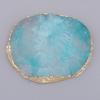 Resin Edge Imitation Agate Round Plate for Nail Art Palette Drink Coasters Cup Mat Pendants Home Decoration Ornaments