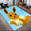 Pokémon Eevee Anti-Slip Floor Mat, Rectangular Carpet for Bedroom, Living Room & Game Area, Ideal Home Decor