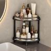Стеллаж для хранения на кухне, в ванной комнате, угловой треугольный стеллаж для приправ, настенный угловой стеллаж для хранения