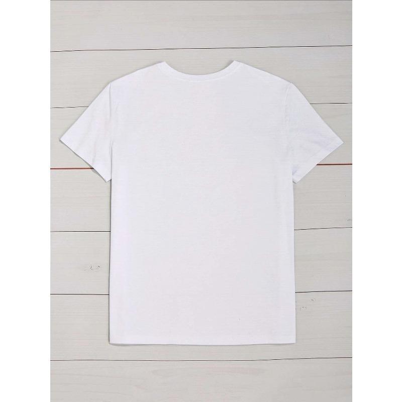 Европейский размер Женская повседневная футболка с принтом стрекоз - короткий рукав, круглый вырез, однотонная, весенне-летняя серия, белый, уникальный дизайн со стрекозами