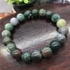 Натуральный камень, индийский агат, браслет из бисера, 8 мм/10 мм/12 мм, этнический браслет с ветром, ювелирные изделия