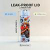 1PC Monster Truck Fire Burst Art 750ml Color Plastic Sports Water Bottle Leakproof Flip Straw Lid Suitable for Sports Office Home Use