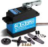 Digital Coreless Servo Motor DS3235 35KG | Stainless Steel Gear 7.4V | Waterproof High Torque | for RC Cars, Robots | Turquoise, Plastic