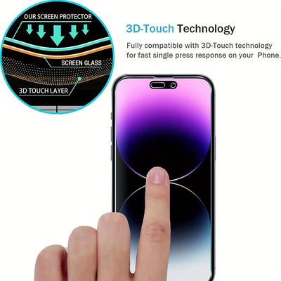 Защитное стекло из закаленного стекла для Iphone 11 12 13 Mini 14 Pro XS Max X XR 6 6S 7 8 Plus SE2 SE3, 3 шт.