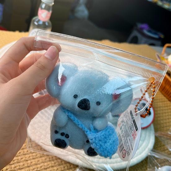 Мультяшная коала, сжимающая игрушку, ручная работа, антистрессовая игрушка для сидящей коалы, сенсорная игрушка для детей, подростков и взрослых, мягкий мяч для снятия стресса, игрушка-фиджет в виде животного