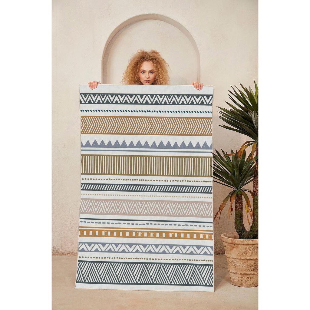 Декоративный нескользящий ковер для гостиной с геометрическим рисунком, специальный дизайн, тонкий, моющийся ковер