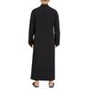Muslim Men Jubba Thobe Solid 2024 Long Sleeve Thin Robes Kaftan Stand Collar Islamic Arabic Fashion Men Caftan S-3XL