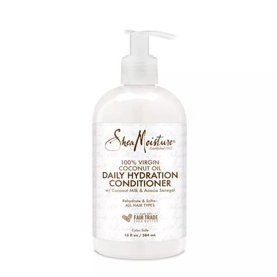 Ежедневный увлажняющий кондиционер Shea Moisture 100% Virgin Coconut Oil, 384 мл, 1 упаковка