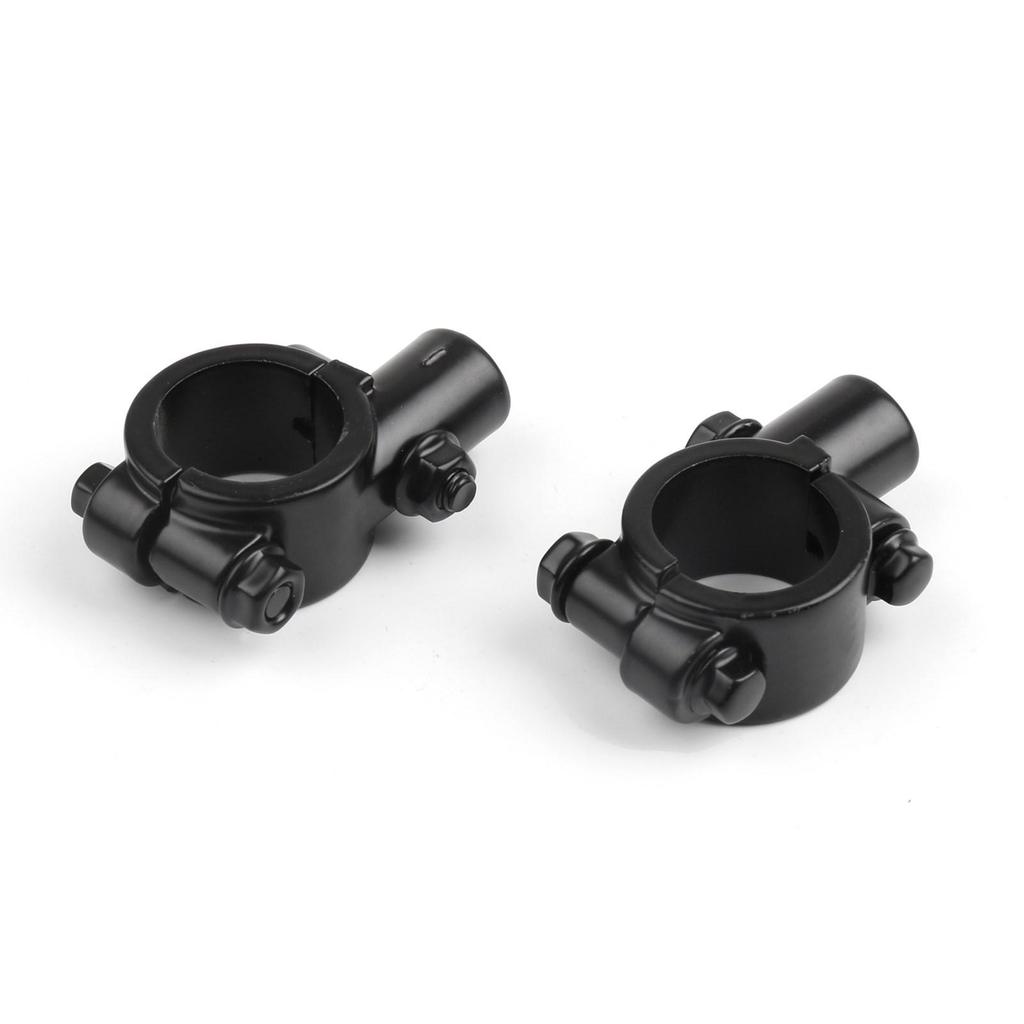 Мотоцикл Велосипед 1" Руль Резьба 10 мм Крепление для зеркала Держатель Зажим Адаптер Черный