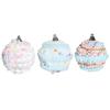 12Pcs Macaron Color Hanging Balls for Christmas Tree Foam Christmas Spheres Pendant  for Home