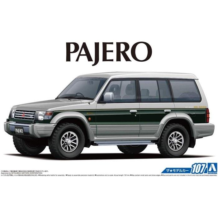 AOSHIMA Модель автомобиля №107 1/24 Mitsubishi V43W Pajero Super Exceed '91 Пластиковый набор для сборки