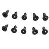 100x Plastic Fasteners 8mm Push Pin Rivet ATV Fairing Body Fender Retainer Clips