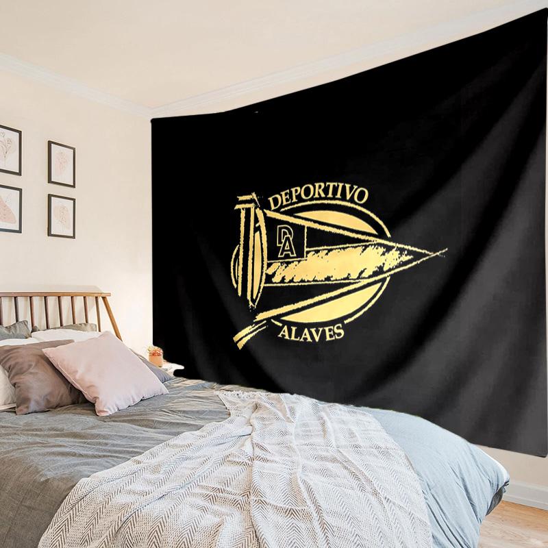 1PC Deportivo Alaves Crest Tapestry Hanging for Bedroom,Livingroom, Playroom,Decor Art Room Wall Tapestry Holiday and Birthday Gifts