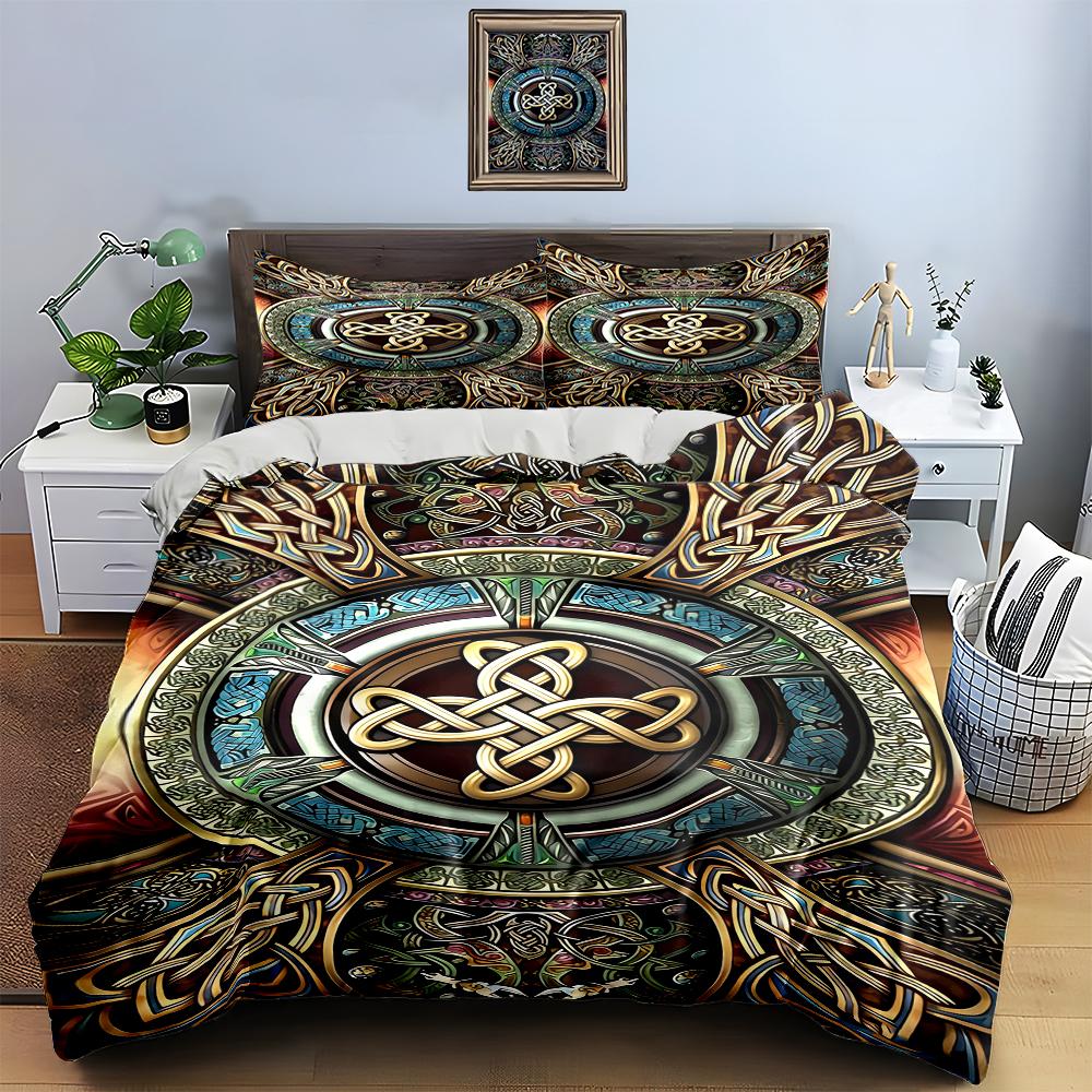 Intricate, geometric, ornate. Bedding Duvet cover sets Duvet covers Pillowcases gifts (1 * Duvet Cover 2 * Pillowcases, without duvet insert)