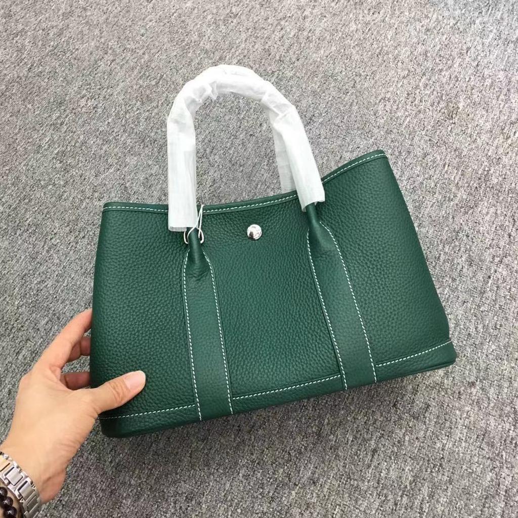 Женская сумка 2025 новая из натуральной коровьей кожи садовая сумка фабрика-источник наплечная сумка-мессенджер большая вместительная портативная сумка-тоут