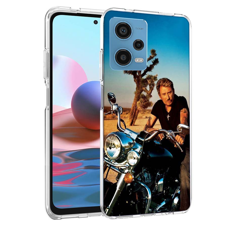 Музыкальный черный чехол для телефона Johnny Hallyday для Xiaomi Poco X7 X5 X6 F6 Pro F7 Ultra M5S X3 M6 M5 X4 F4 GT Mi F5 F3 M3 Мягкий чехол из ТПУ
