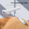 3-в-1 Petr Brush для удаления шерсти, удаления колтунов, расческа для распутывания шерсти кошек, массажная расческа для собак, чистка, щетка, принадлежности для домашних животных