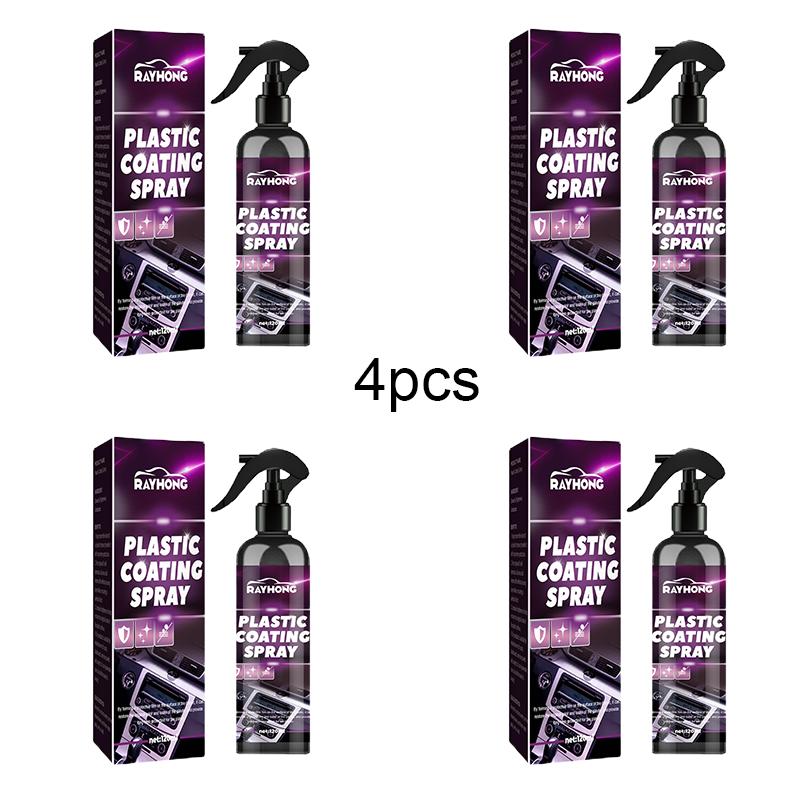 Rayhong Car Plastic Spray Очиститель для салона автомобиля, сидений, приборной панели, удаления пятен, технического обслуживания и восстановления