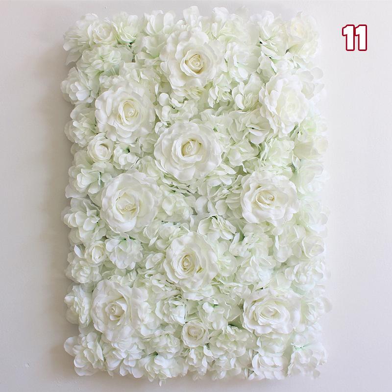 40x60 см романтическая шелковая роза цветок настенное украшение искусственные цветы для дома вечеринка свадьба фон декор цветочная панель