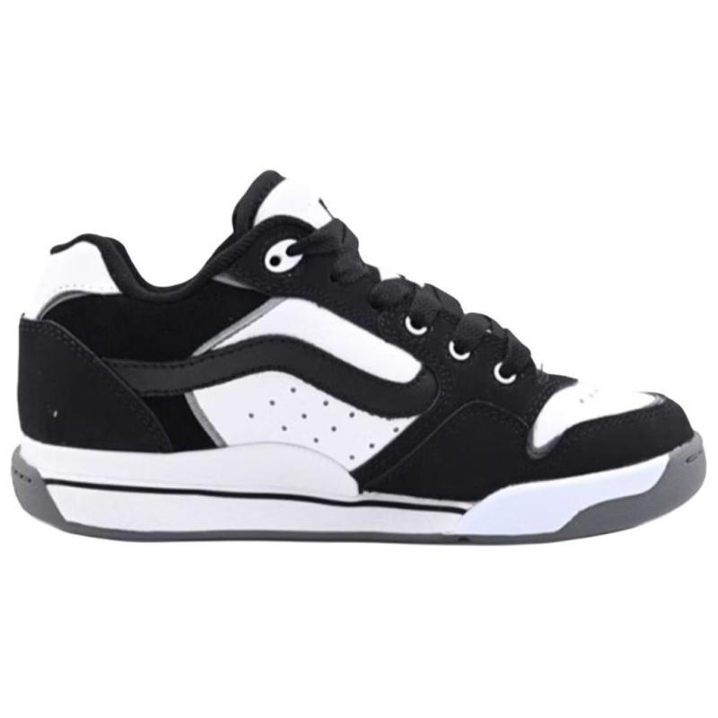 Vans Rowley Износостойкие Низкие Повседневные Кроссовки Унисекс Черные Белые Кроссовки VN000MYEBZW