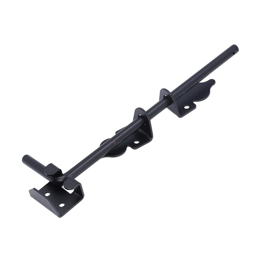 12-дюймовый стальной тяжелый шпингалет с откидным стержнем, напольный засов для деревянных ворот и дверей