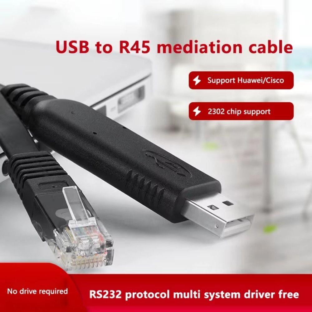 Stable Connections RS232 Console Cable Extension Line Serial Adapter Laptop Computer