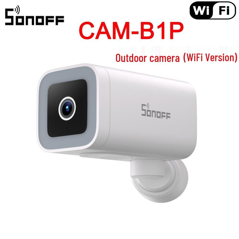 SONOFF CAM-B1P Bullet Camera: 2K HD, Outdoor, Waterproof, WiFi, eWeLink Compatible.