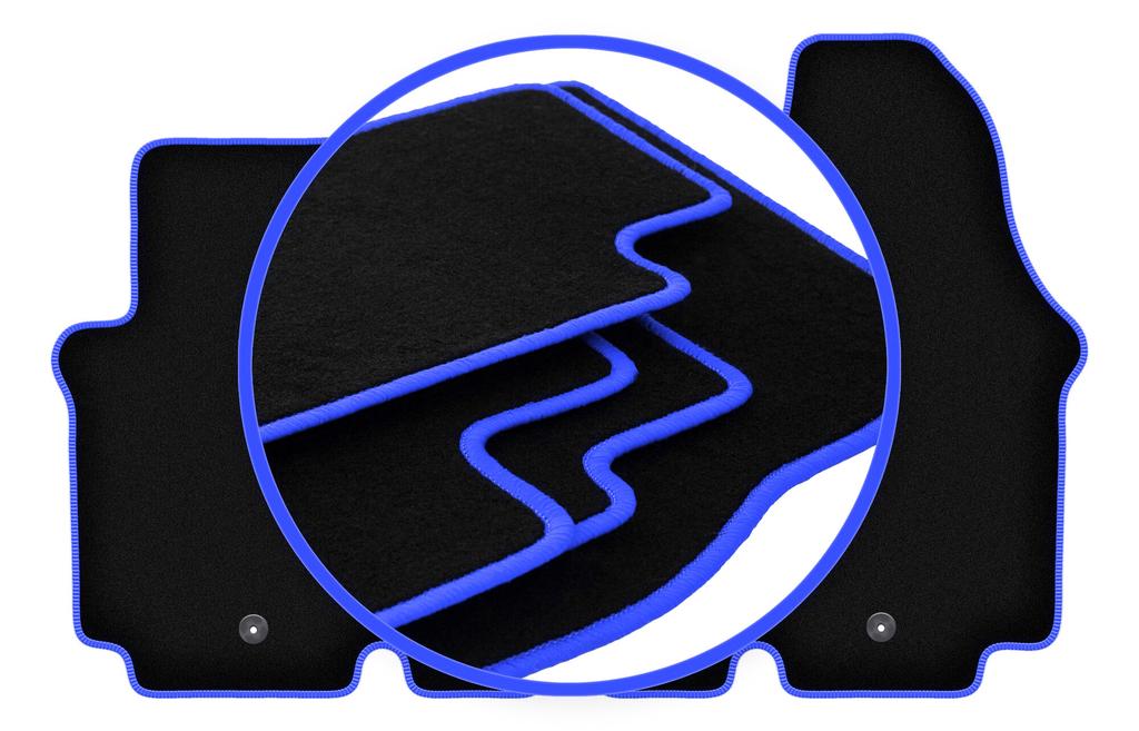 Автомобильные коврики CARLUX-BLUE для: Фургон Renault Trafic II (2001-2014 гг.)