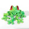 Новое 3D-печатное украшение в виде лягушки, подвижная модель с магнитными соединениями, креативная фигурка животного-симулятора, настольное украшение в виде лягушки, ручная работа