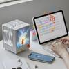 Проектор ночник «Аврора» с Bluetooth-совместимым динамиком, меняющий цвет светодиодный, эффект волны, перезаряжаемая прикроватная лампа для спальни, гостиной