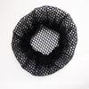 Эластичная сетка для волос с зажимом: Полная повязка на голову с мелкой и крупной сеткой, идеально подходит для танцев и работы.