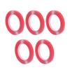 5Pcs Double Sided Adhesive Tape Transparent Acrylic High Temperature Resistant High Adhesion