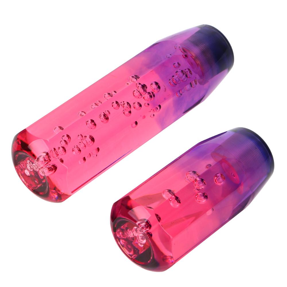 Универсальный 10/15 см рычаг переключения передач, ручка КПП для автомобиля, внутренняя деталь, хрустальный прозрачный пузырь, ручка рычага переключения передач, ручка, аксессуары для автомобиля с механической коробкой передач