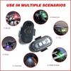 Car Motorcycle RGB LED Strobe Lights 8 Colors LED Flash Position Wireless Light Aircraft Airplane Helicopter Warning Lights