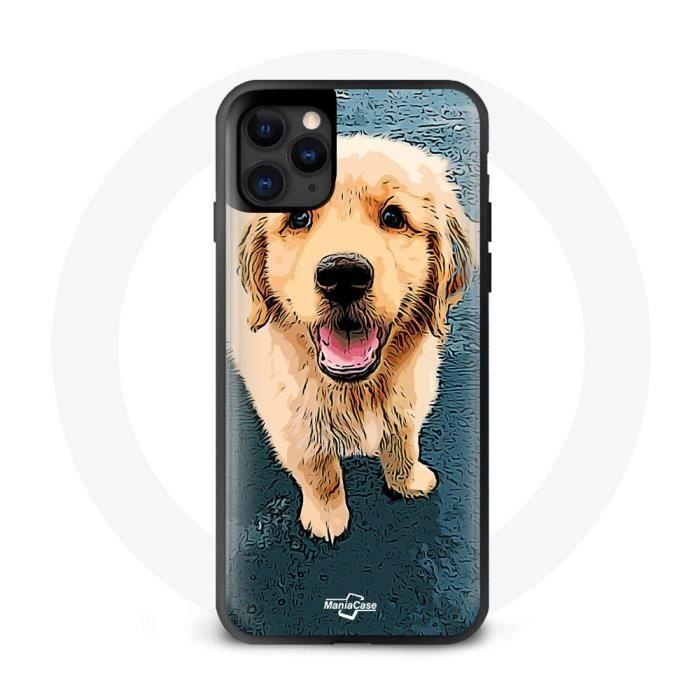 Case - Maniacase - Iphone 13 Pro Max - Golden Retriever - Soft - Protection and Decoration