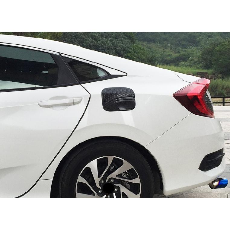 10-я Накладка на лючок бензобака из углеродного волокна, Крышка бака для Honda Civic 2016-2021