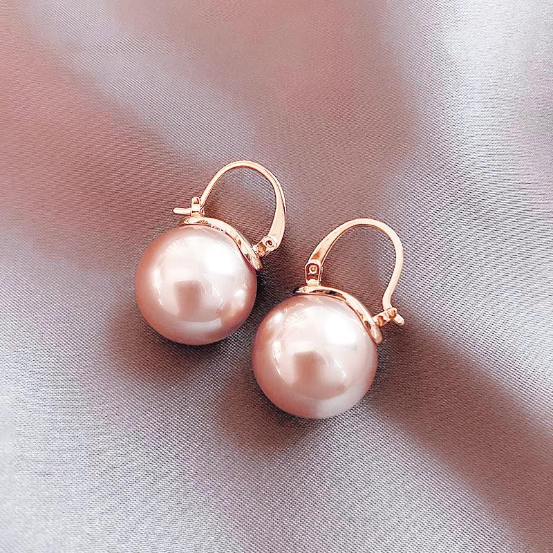 Жемчужные серьги: Трендовый корейский стиль, ретро каффы и универсальные кольца, стильные пусеты для женщин