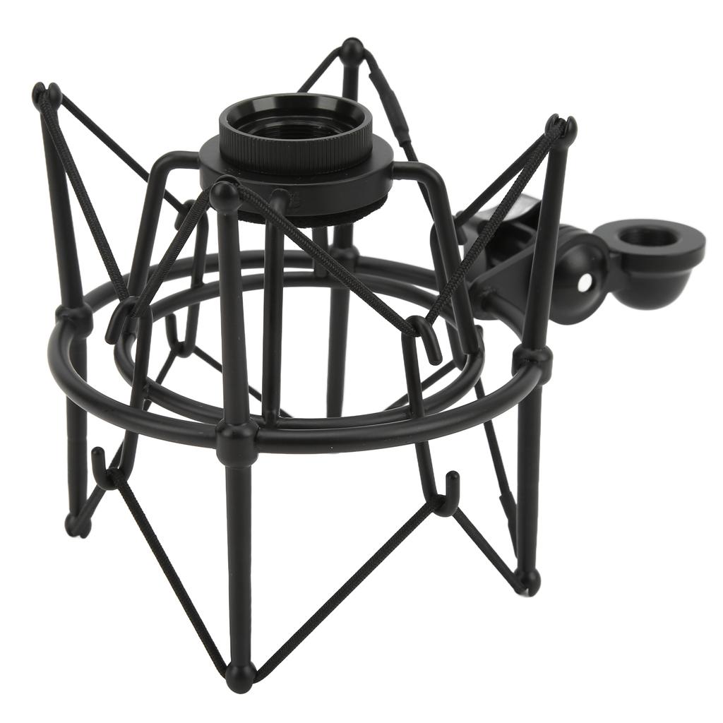Microphone Shock Mount Clip Mic Anti Vibration Holder for Live Streaming Recording Studio