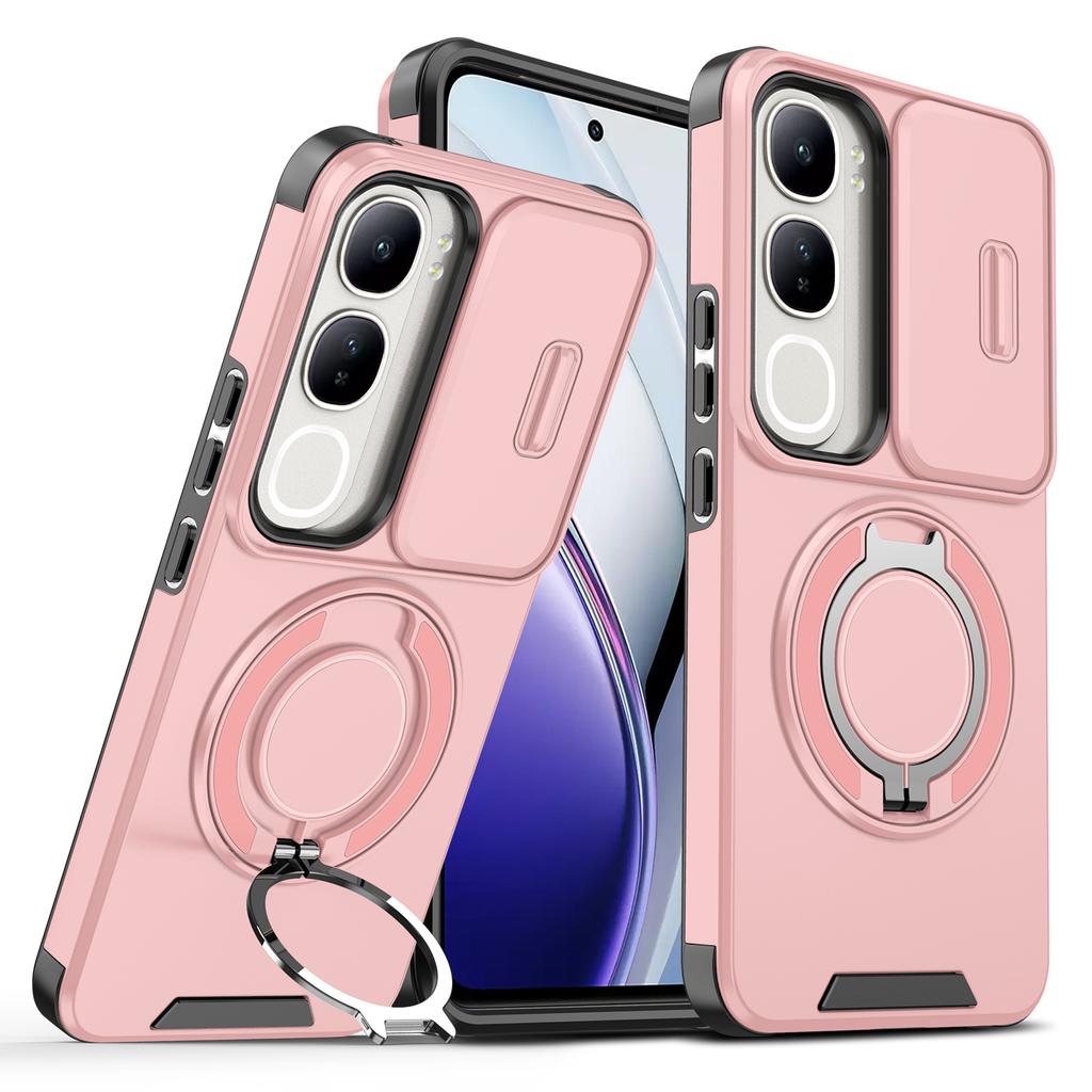 Чехол для Vivo Y21d Чехол для телефона Vivo Y31 5G Чехол для Vivo Y21D Y31 5G с магнитным кольцом Бронированный чехол для защиты объектива камеры Обложка для беспроводной зарядки Magsafe