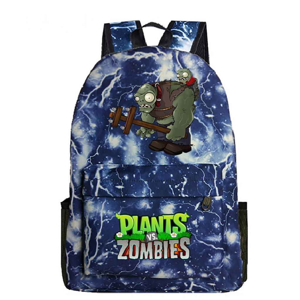 Game Merchandise Plants Vs. Zombies School Bag Casual Simple Backpack